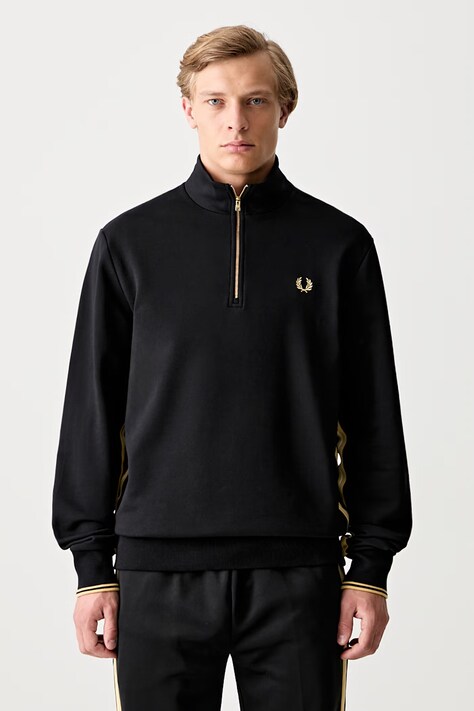 Fred Perry кофта бавовняна чоловіча чорна