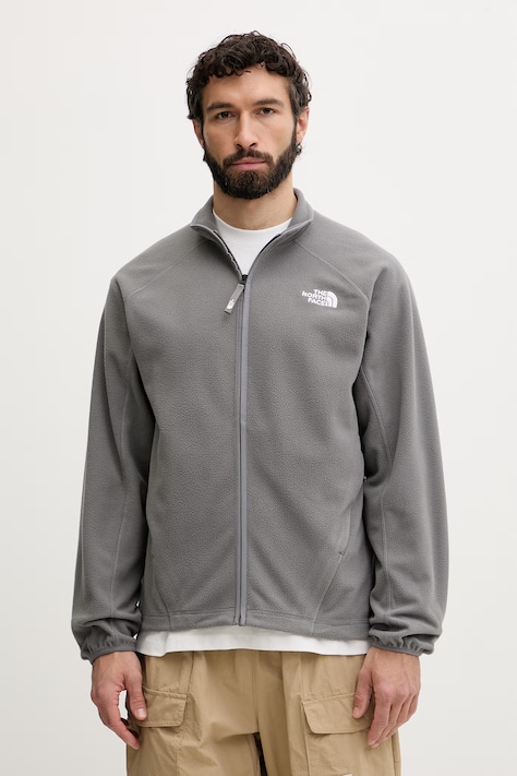 The North Face sportska dukserica za muškarce s flisom OXARA siva NF0A8G0Z0UZ1