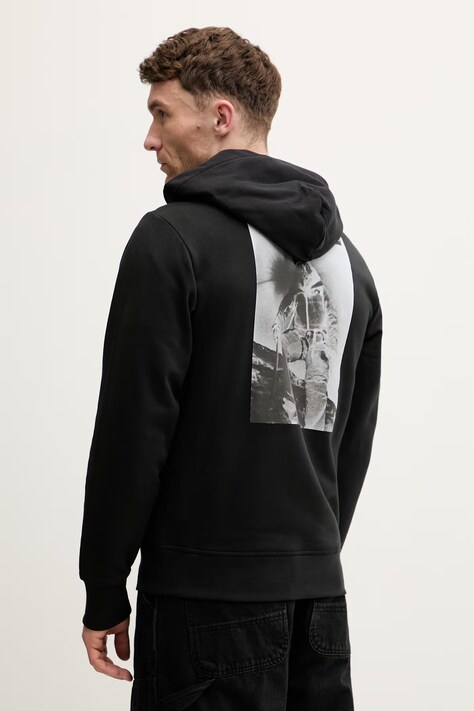 The North Face bluza z kapturem męska bawełniana EXPEDITION PHOTO RELAXED czarna NF0A8G9NJK31