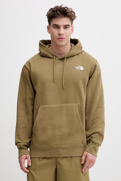 The North Face bluza męska z bawełny Essential zielona NF0A89ES2EL1