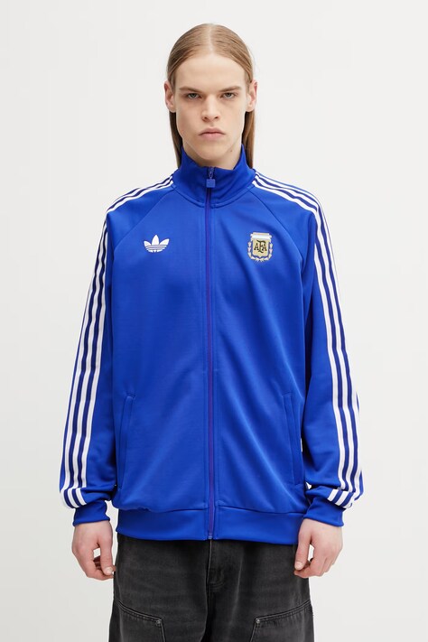 adidas Originals bluza rozpinana męska niebieska JZ6305