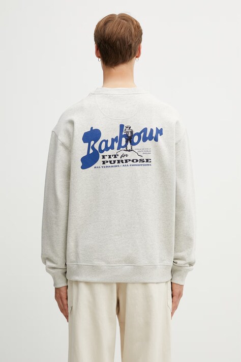 Barbour MOL0740BE54 bluza lounge bawełniana damska beżowa Blythe