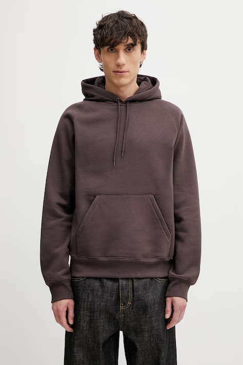 Carhartt WIP Hooded Chase Sweat кофта з капюшоном чоловіча коричнева I033661.3LNXX