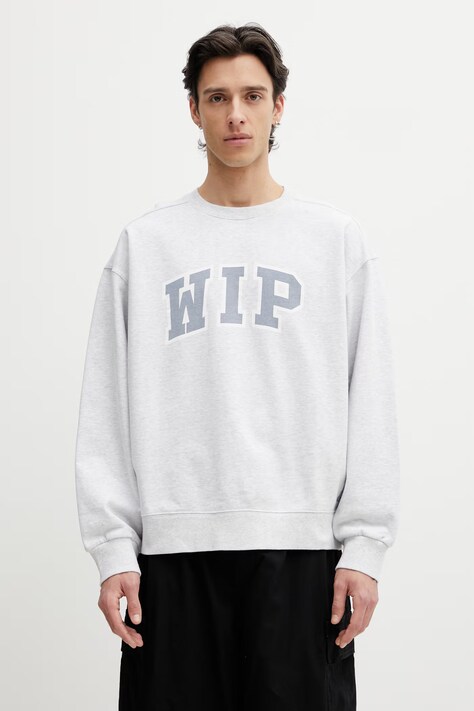 Carhartt WIP WIP III Sweat bluza bawełniana męska szara I036157.48260