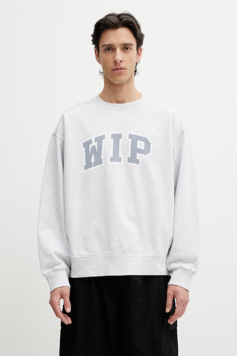 Carhartt WIP WIP III Sweat bluza bawełniana męska szara I036157.48260