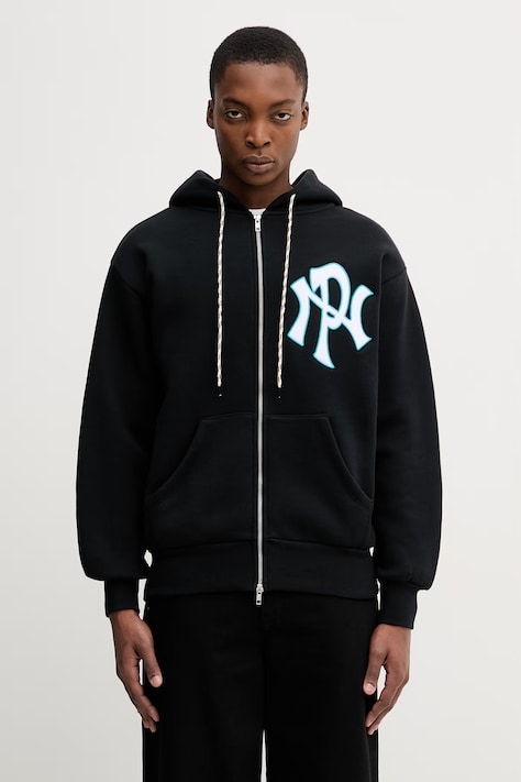 No Problemo Nyp Premium bluza rozpinana z kapturem z bawełną męska czarna NP2001605