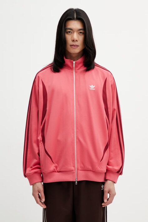 adidas Originals adidas x Wales Bonner rozepínací mikina pánská růžová KF5016