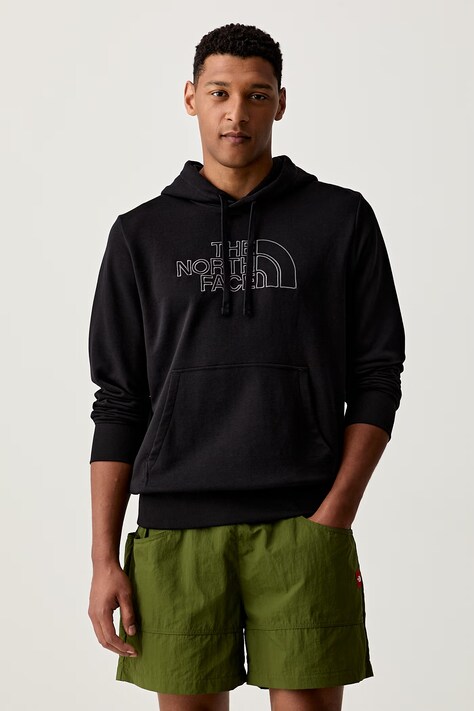 The North Face bluza z kapturem męska z bawełną Drew Peak Light czarna NF0A8C1BW9O1
