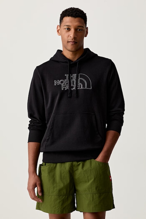 The North Face bluza z kapturem męska z bawełną Drew Peak Light czarna NF0A8C1BW9O1