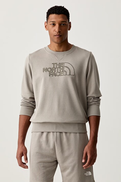 The North Face bluza męska z bawełną PEAK LIGHT REGULAR szara NF0A8C1CMUO1