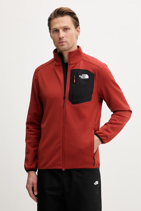 The North Face bluza sportowa męska Crest pomarańczowa NF0A897CK231