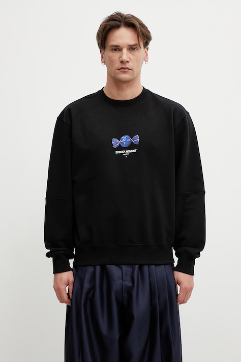 Ader Error bluza bawełniana męska czarna BP01SSSW0103BK