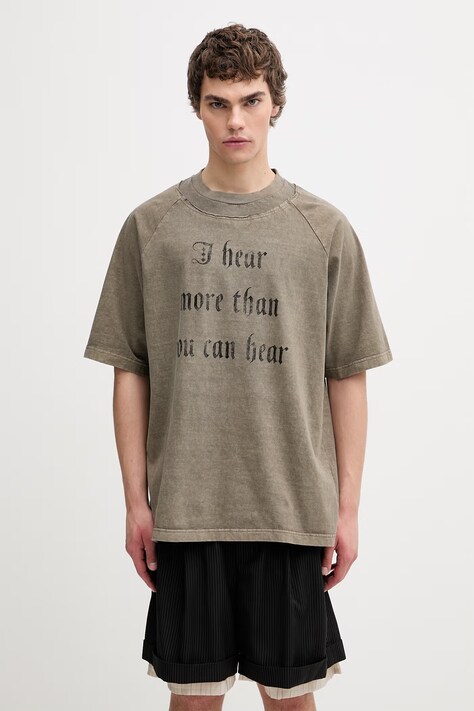 Undercover tricou din bumbac bărbați gri UP1F4806-1