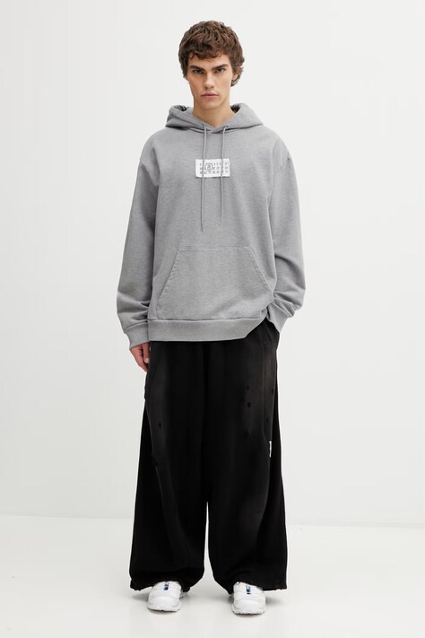 MM6 Maison Margiela кофта з капюшоном чоловіча бавовняна — фото 5
