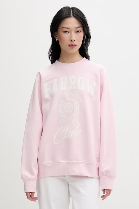 Barrow hanorac din bumbac roz S6BWUASW020