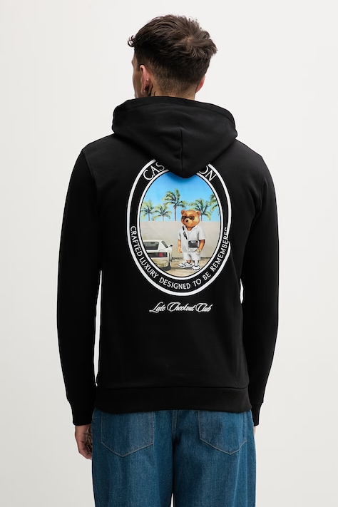 Baron Filou bluza z kapturem bawełniana Filou CLXIX. czarna 000015031