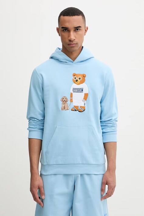 Baron Filou bluza z kapturem bawełniana Filou CLXV. niebieska 000015650