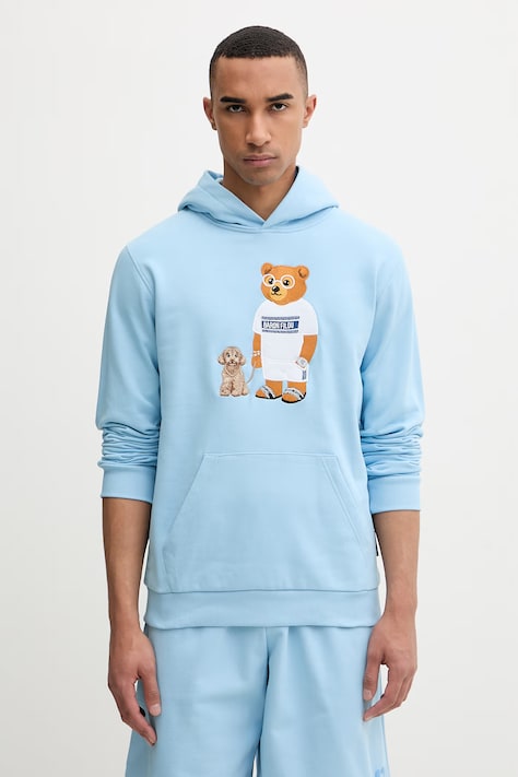 Baron Filou μπλούζα με κουκούλα βαμβακερή Filou CLXV. μπλε 000015650