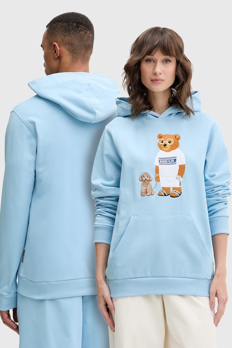 Baron Filou bluza z kapturem bawełniana Filou CLXV. niebieska 000015650