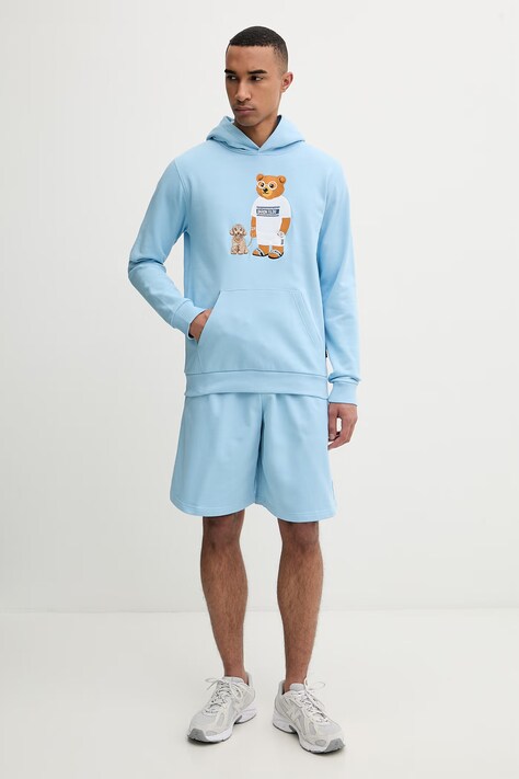 Baron Filou кофта з капюшоном бавовняна Filou CLXV — SS26-BLU01G, блакитний — фото 3