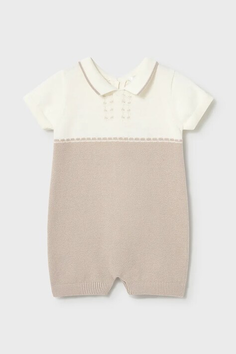 Mayoral Newborn rampers bawełniany niemowlęcy 1603