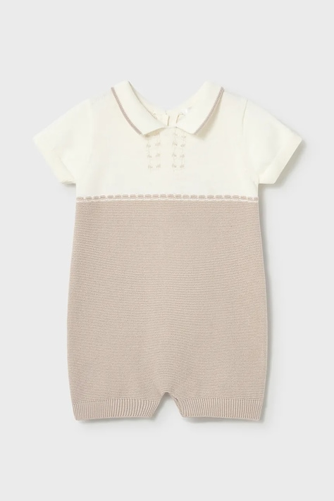 Mayoral Newborn rampers bawełniany niemowlęcy 1603