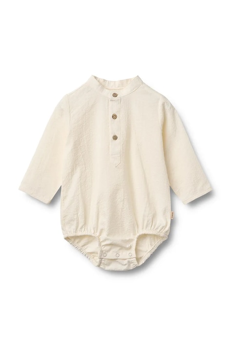 Wheat body niemowlęce bawełniane białe 6980-369-GOTS