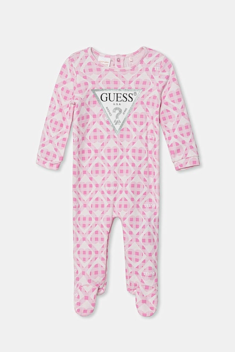 Guess pajacyk niemowlęcy bawełniany S6RG00 KA6W4