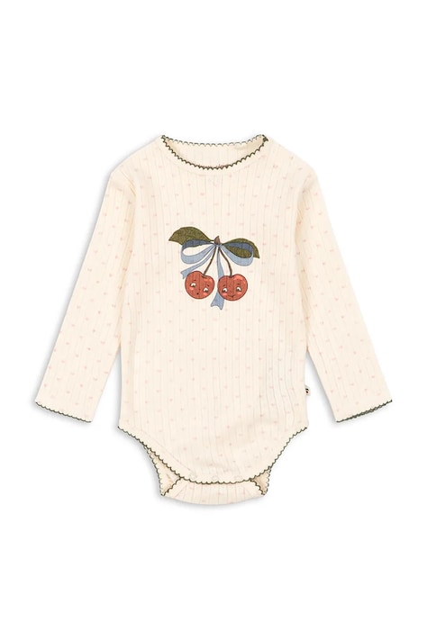 Bombažen body za dojenčka Konges Sløjd MINNIE BODY GOTS KS105002