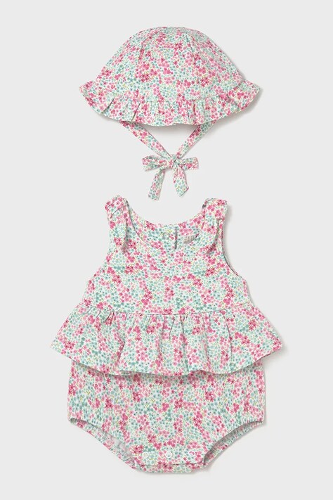 Φορμάκι και καπέλο μωρού Mayoral Newborn 1632