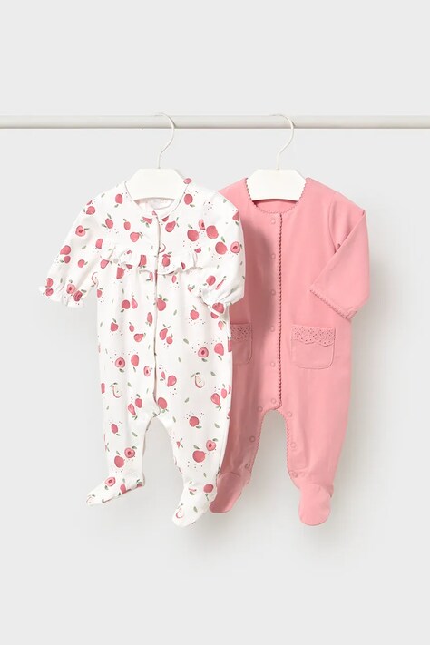 Mayoral Newborn śpioszki niemowlęce 2-pack 1708
