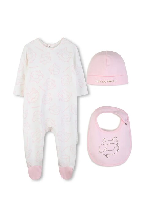 Pamučni komplet za bebe Karl Lagerfeld Z31045