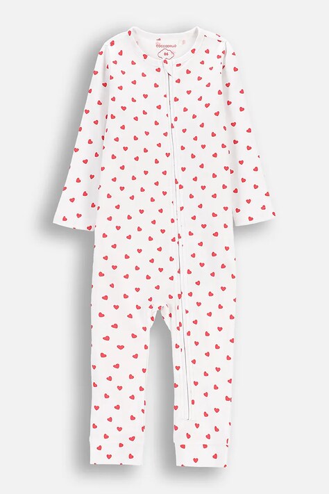 Coccodrillo pajacyk niemowlęcy bawełniany PYJAMAS