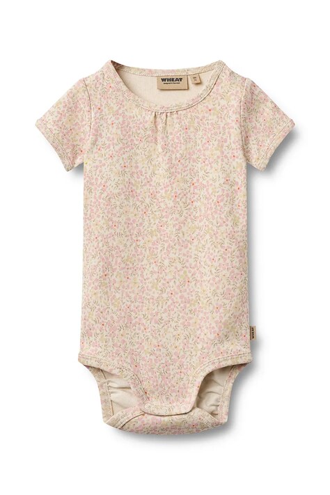 Wheat body niemowlęce bawełniane różowe 9127-138-GOTS