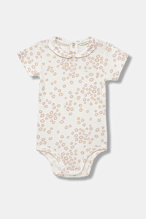 United Colors of Benetton body niemowlęce bawełniane beżowe 30NDAB00Y