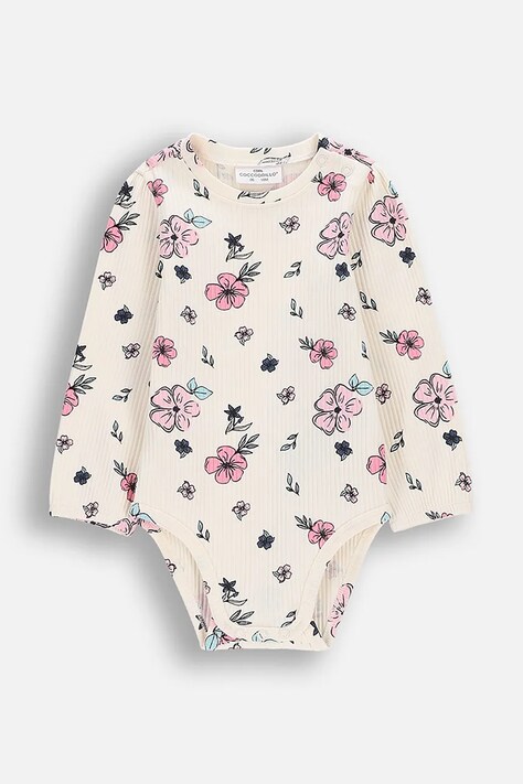 Coccodrillo body za djecu od pamuka bež FANTASY SPRING GIRL NEWBORN