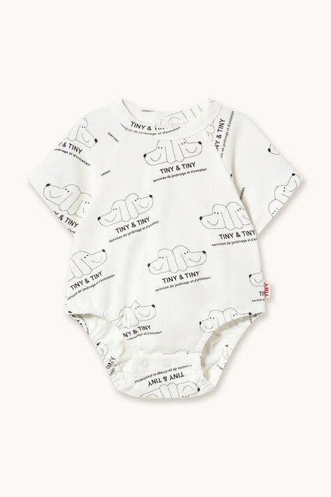Дитяче бавовняне боді Tinycottons TINY & TINY KNITTED BODY SS26-009