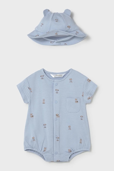 Φορμάκι και καπέλο μωρού Mayoral Newborn 1606