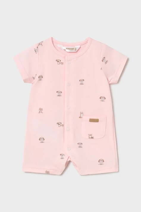 Mayoral Newborn rampers bawełniany niemowlęcy 1717