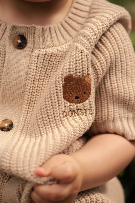 Ромпер із додаванням вовни для немовлят Donsje Dantje Jumpsuit Bear — фото 7
