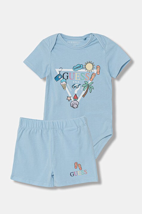 Guess body niemowlęce niebieskie H6GW08 K6YW1