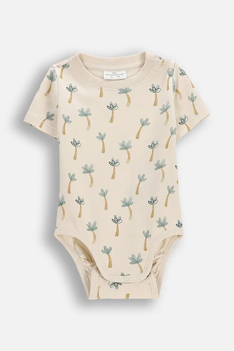 Coccodrillo body niemowlęce bawełniane beżowe I HUG YOU BOY NEWBORN