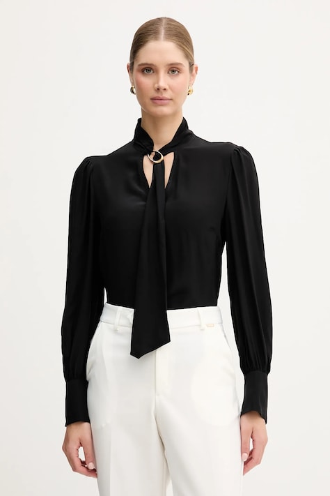 Блузка Marciano by Guess FAITH колір чорний однотонна 6RGH15 7443A