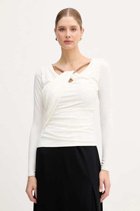 Marciano by Guess bluzka CARLI damska kolor beżowy gładka 6RGP06 6257A