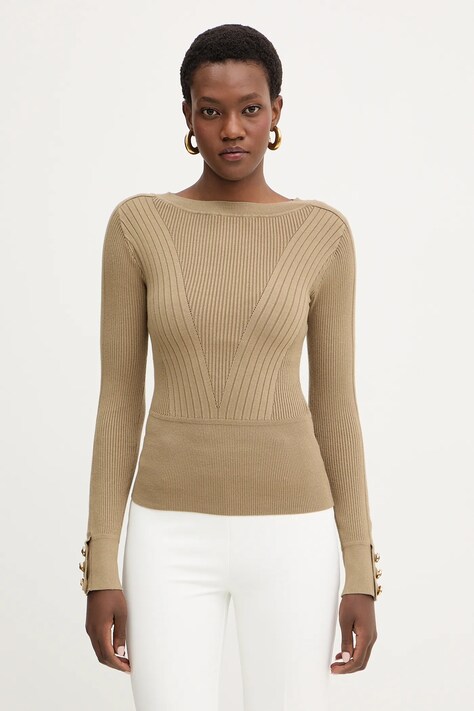 Marciano by Guess sweter BICE damski kolor zielony lekki 6RGR09 5613Z