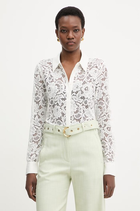 Marciano by Guess koszula damska koronkowa FAITH beżowa G6GH32 K3942