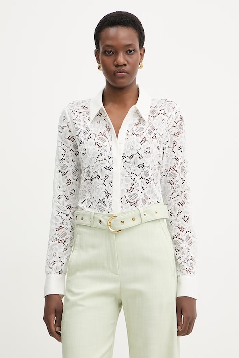 Marciano by Guess koszula damska koronkowa FAITH beżowa G6GH32 K3942