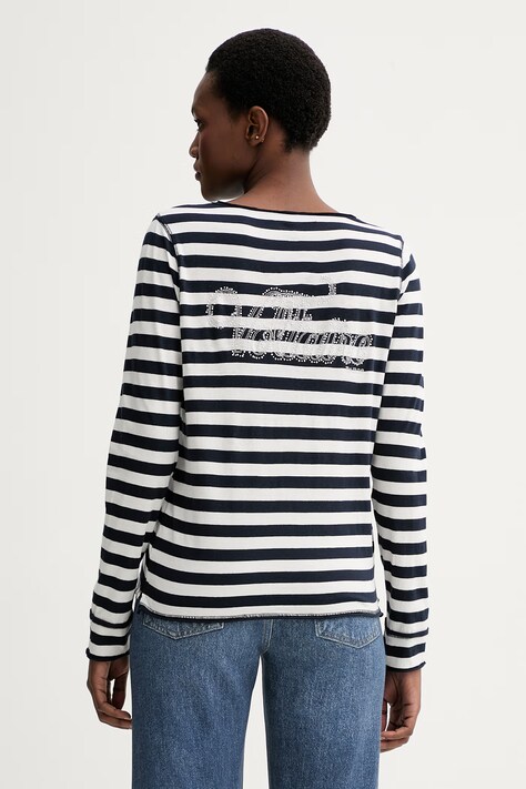 ZADIG&VOLTAIRE longsleeve bawełniany kolor czarny JWTN02675