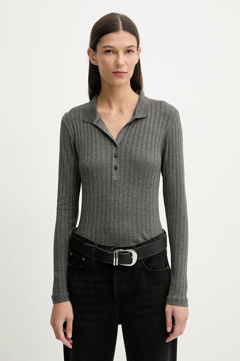 Marc O'Polo longsleeve kolor szary 600207855019