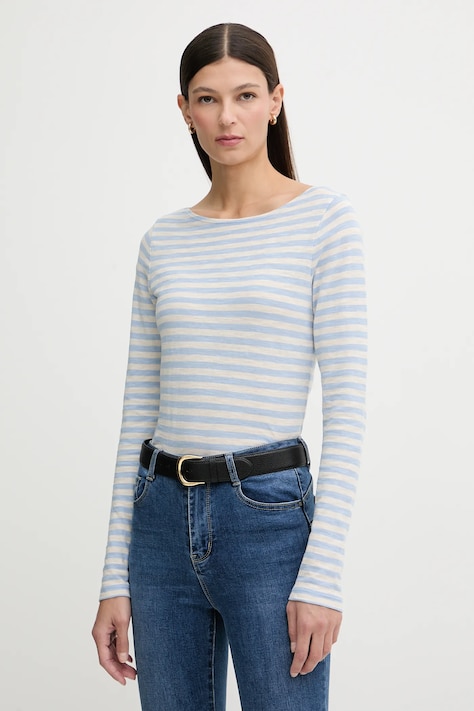 Marc O'Polo longsleeve bawełniany kolor niebieski 600219652597